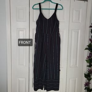 DONATING 4/10 Wide leg striped overalls